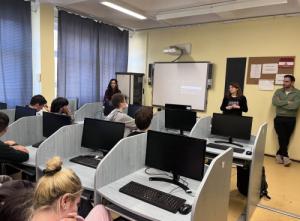 Francia delegáció iskolánkban